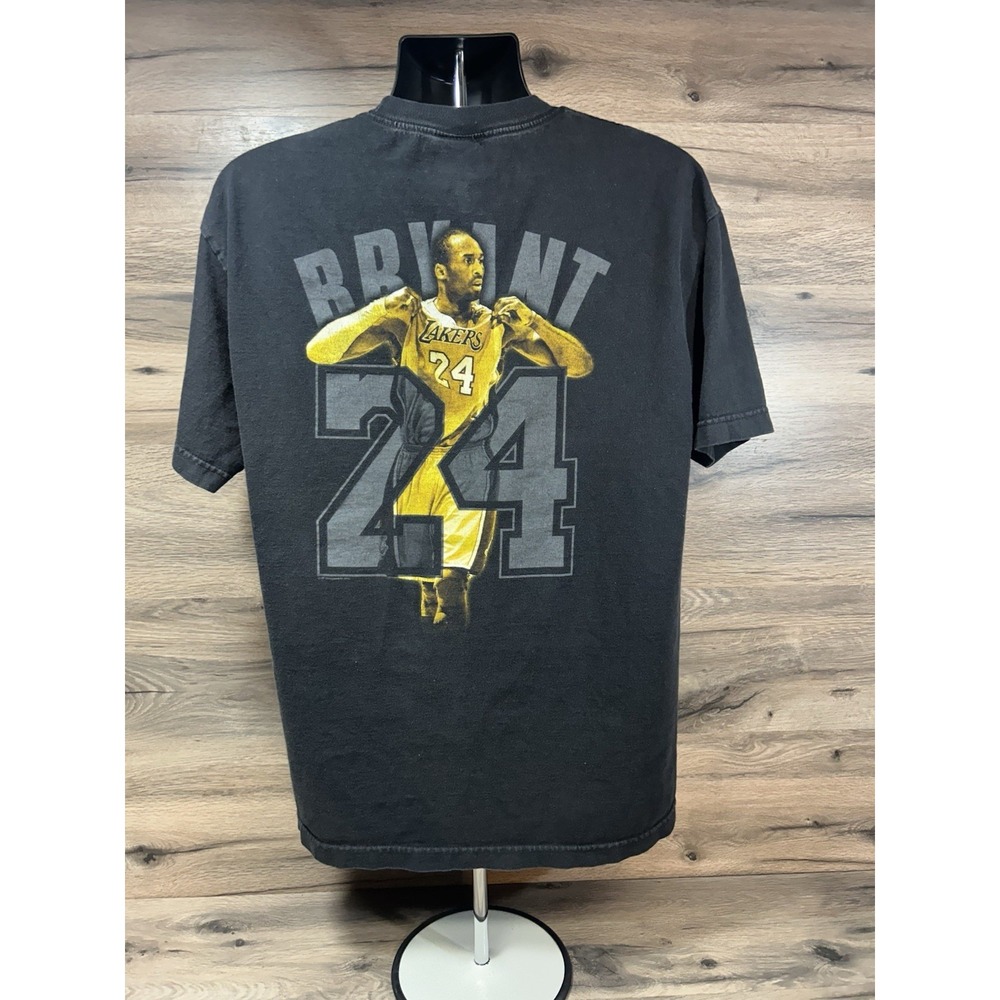 Vintage Y2K Kobe Bryant‎ 24 Black Mamba Lakers T-Shirt Large